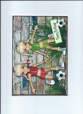 Girls Love Football Too! by Honorscard Appleby