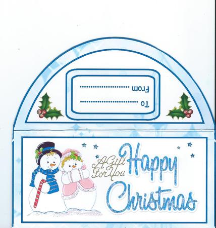 Money Wallet - Mr & Mrs Snowman by Honorscard Appleby