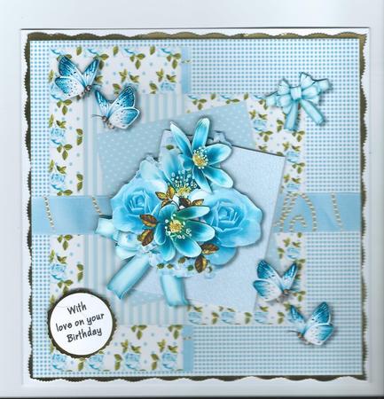 Bleu Symphony Quick Card 2 by Honorscard Appleby
