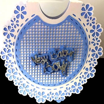 New Baby Boy/girl Bib Card by Ine Moren