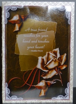 Our True Friends Card Topper by Ine Moren