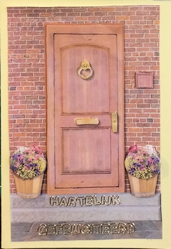 Door 3D Decoupage by Ine Moren