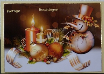 Gilt Snowman by Ine Moren
