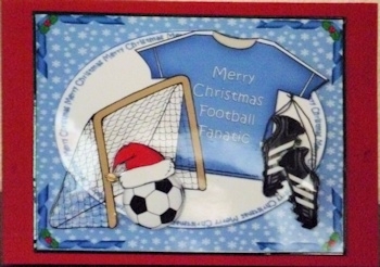 Chelsea Blue Football Christmas by Ine Moren