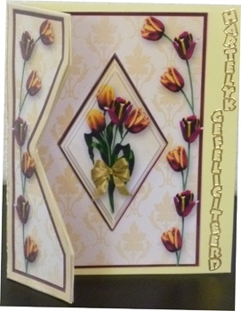Tulips - Diamond Cut-out Mini Kit by Ine Moren