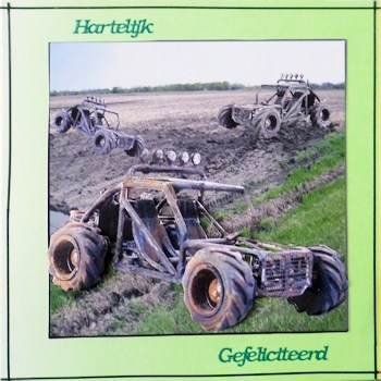 Men to Boys and a Muddy Field with Decoupage by Ine Moren