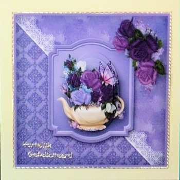 A Teapot Full of Flowers by Ine Moren