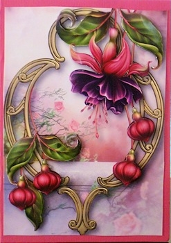 Floral Golden Frame Bumper Kit by Ine Moren