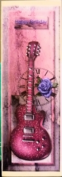 Large Dl Card Time for Music by Ine Moren