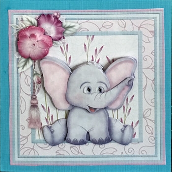 From One Grey Wrinkly to Another Mini Card Kit & Decoupage by Ine Moren