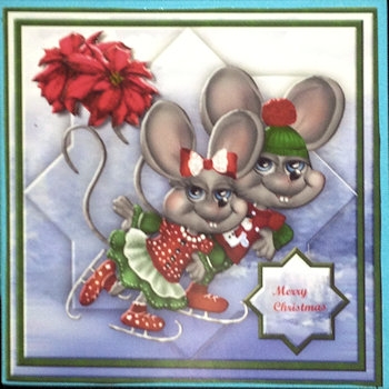 Mice on Ice Boy & Girl by Ine Moren
