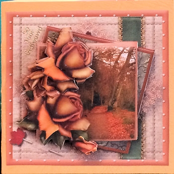 Autumn Woods Layered Card Mini Kit by Ine Moren