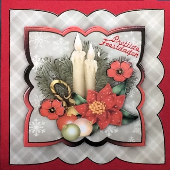 Scallop Topper Classic Christmas Mini Kit by Ine Moren