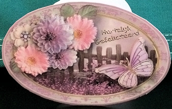 Summer Field - Oval Card Mini Kit by Ine Moren