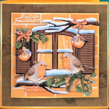 Birdsong Christmas Mini Kit by Ine Moren