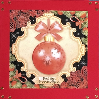 The Red Christmas Bauble by Ine Moren