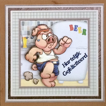 DID SOMEONE SAY BEER 8x8 Decoupage & Insert Mini Kit For Men by Ine Moren
