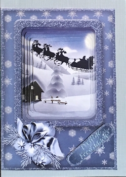 Magical Night - A5 Pyramid Card Mini Kit by Ine Moren