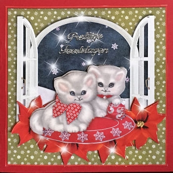 Christmas Kittens Mini Kit by Ine Moren