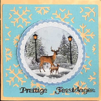 WINTER DEER TOPPERS  by Ine Moren