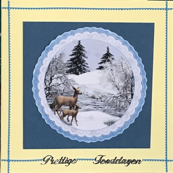 WINTER DEER TOPPERS  by Ine Moren