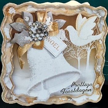 The First Noel Wavy Edge Card Mini Kit by Ine Moren
