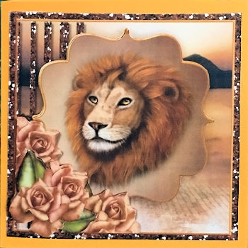Beautiful Lion Mini Kit by Ine Moren