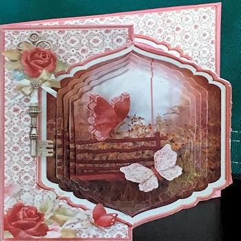 Magical Place Offset Front Card Mini Kit by Ine Moren