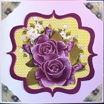 Scallop Topper Roses Mini Kit by Ine Moren