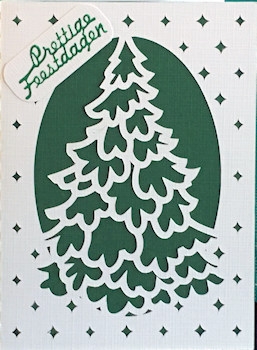 CHRISTMAS TREE APERTURE CARD 6 by Ine Moren