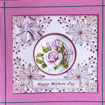Lilac Roses Pyramid Mothers Day by Ine Moren