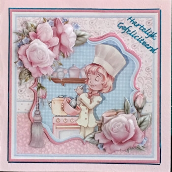 BAKING LADY 7.8 Decoupage & Insert Mini Kit by Ine Moren