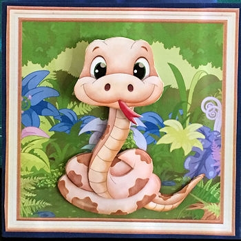 WOBBLY HEAD ANIMAL CARDS 7.5 Decoupage, Ages & Inserts Bumper Kit by Ine Moren