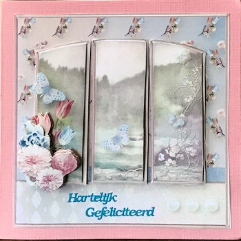At the Waterside - Panel Card Mini Kit by Ine Moren