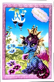 Sweet Little Purple Dragon by Ine Moren