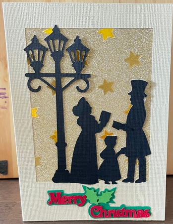 Christmas Carolers Card by Ine Moren