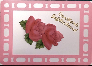 Just Roses 3D Decoupage Sheet by Ine Moren