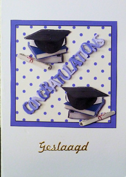 Graduation Text Topper by Ine Moren