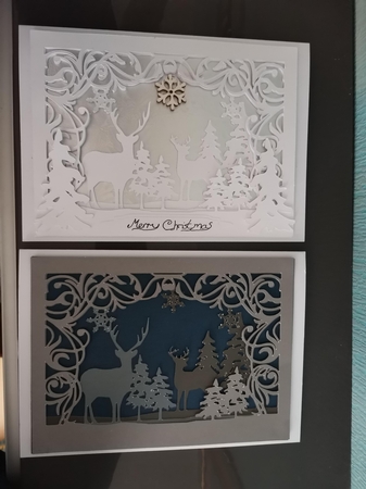 Winter woodland scene by Irene  Bond 