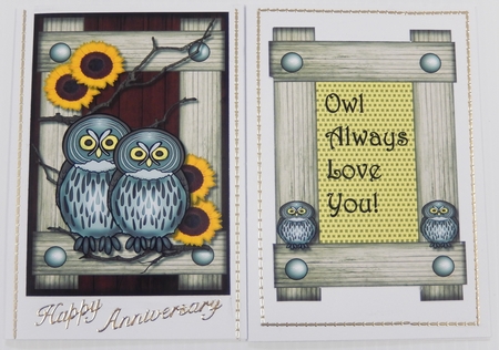 Topper & Insert Owl Always Love You by Irene Drieman