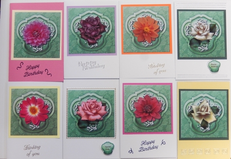 Bumperkit  Roses  &  Dahlias by Irene Drieman