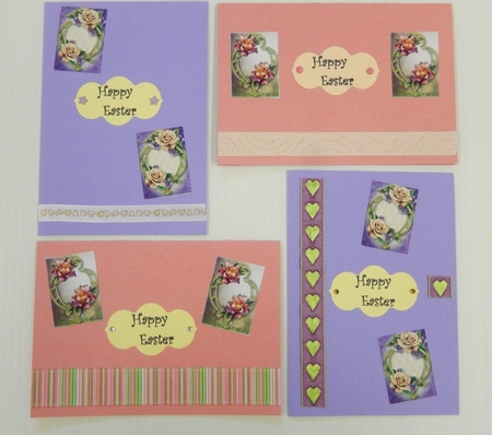 Floral Golden Frame Inserts Bumper Kit 3 by Irene Drieman