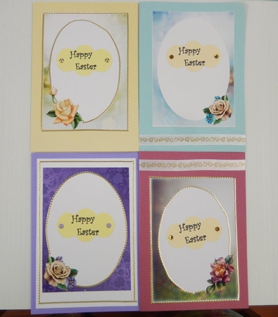 Floral Golden Frame Inserts Bumper Kit 3 by Irene Drieman