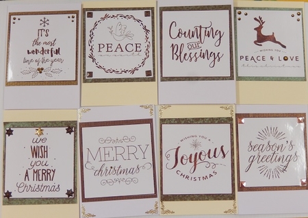 Copper Foiled Christmas Bumper Kit - Exclusive by Irene Drieman