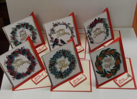 Christmas Wreaths Bumper Kit 2 ( exclusive to kit ) by Irene Drieman
