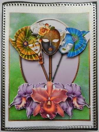 Orchid Masquerade Ball by Irene Drieman