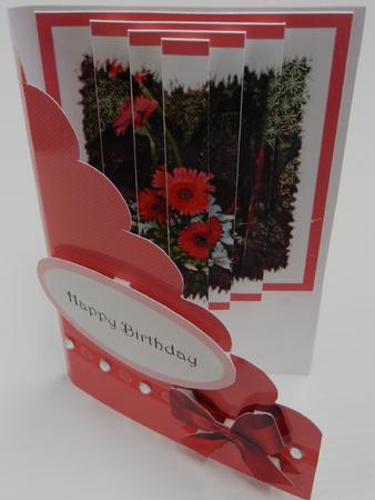 From the Heart Cut, Fold & Create Floral Pyramid Quick Card by Irene Drieman