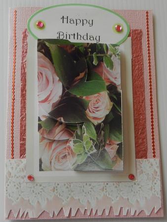 Quick Card Design Sheet Roses and Lace by Irene Drieman