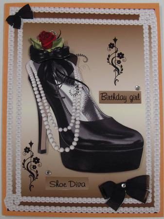 Shoe Pearls and a Rose by Irene Drieman