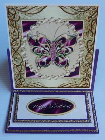 Colorful Butterfly in Fancy Frame Large Topper 1 by Irene Drieman